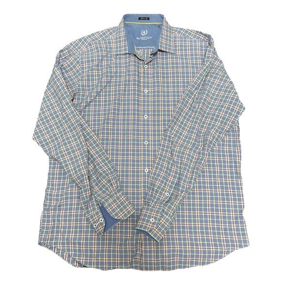 Lot, Bundle of 2 Long-Sleeve Button-Up Dress Shirts, Untuckit, Bugatchi, Size XL - Picture 4 of 16